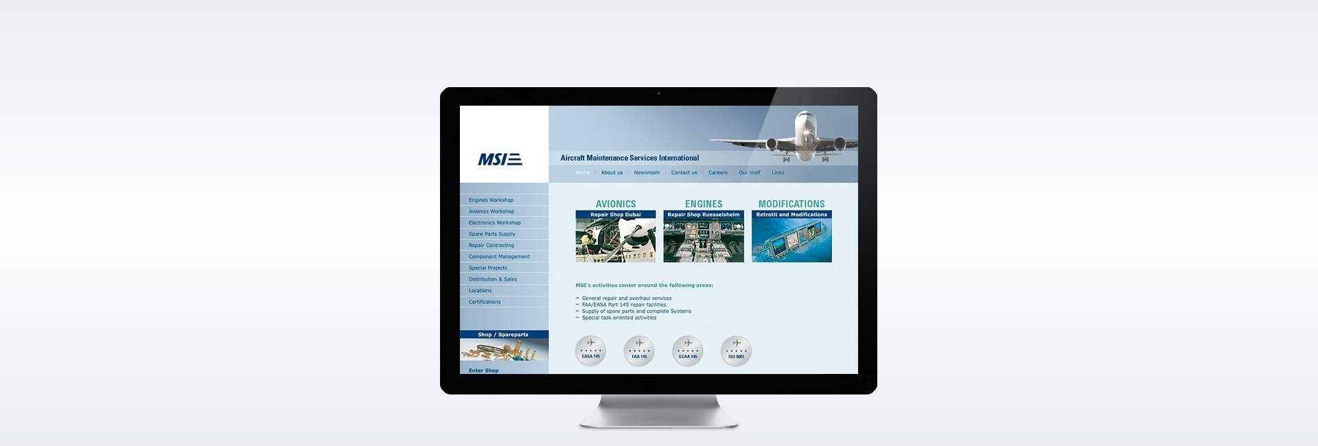 Website MSI Aircraft Maintenance