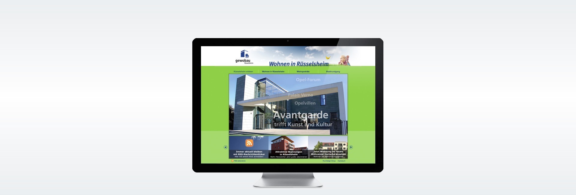 Website Wohnen in Rüsselsheim am Main