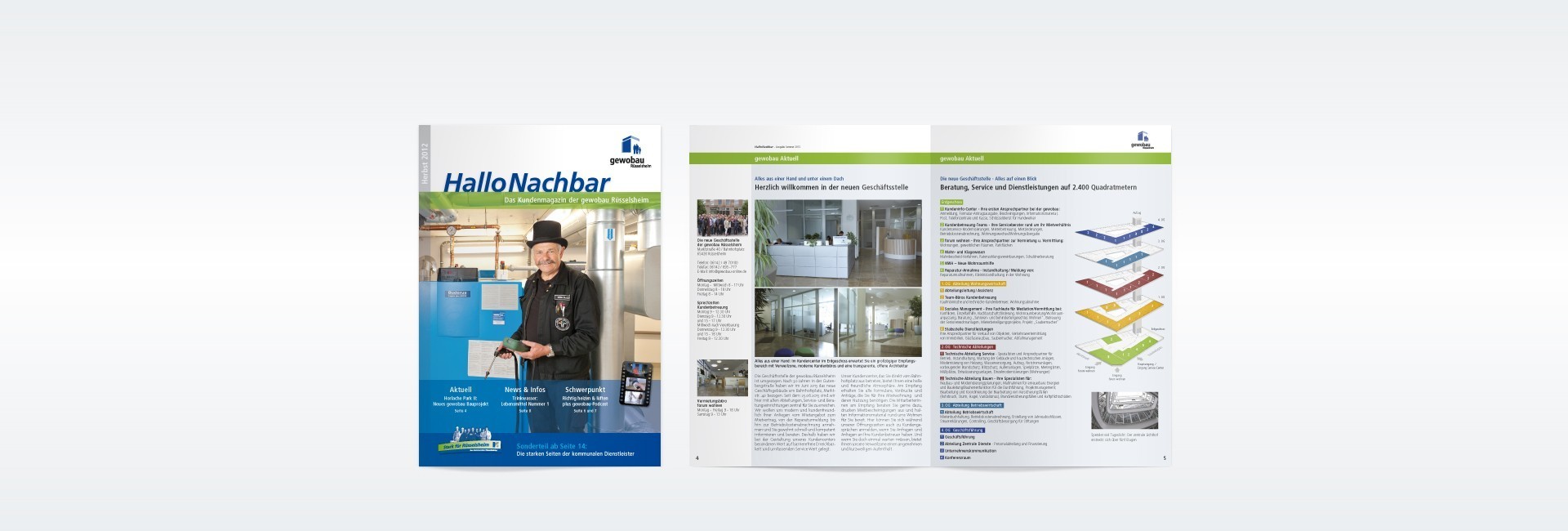 Zeitschriften und Magazine Hallo Nachbar