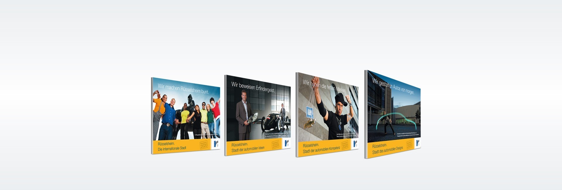 Großplakat-Kampagne für Stadt Rüsselsheim am Main